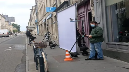 Tournage de cinéma et chaton cette semaine à Nancy